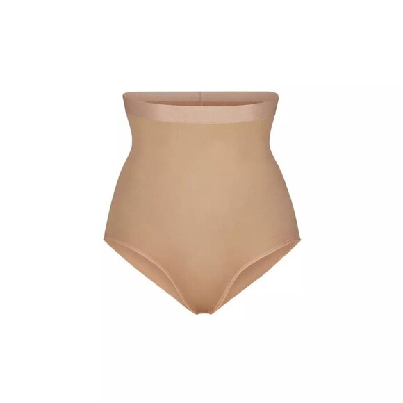 Skims Barely There High Waisted Brief Clay Womens Size XXS - Picture 2 of 6
